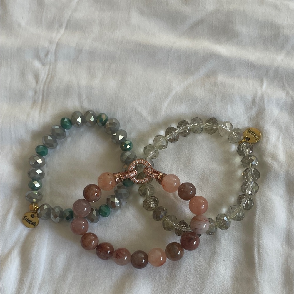 Erimish Multicolor Beaded Bracelet Trio